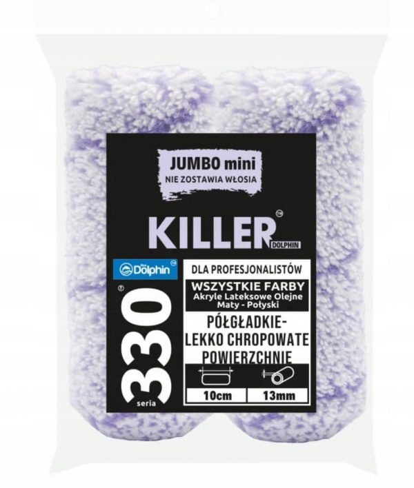 Wałek KILLER JUMBO MINI seria 330 10cm włos 13mm - obrazek 9