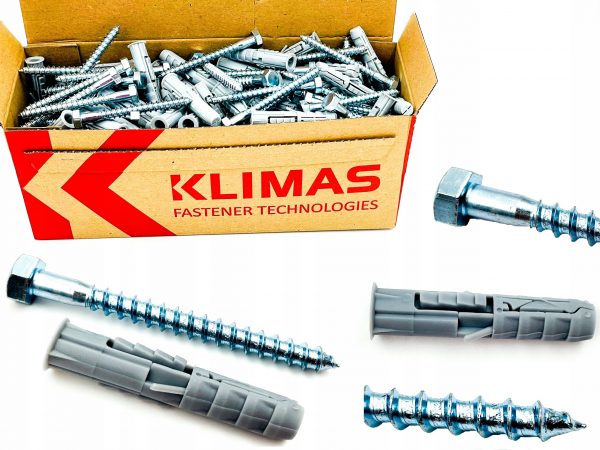 Dyble kołki rozporowe na klucz 12x70 Klimas 100szt - obrazek 2