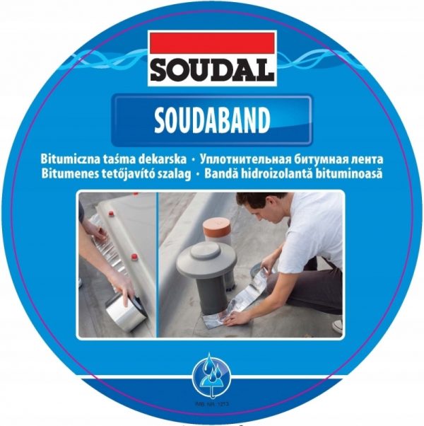 SOUDAL bitumiczna taśma dekarska 10cm/10m grafit