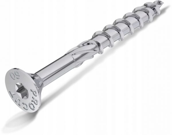Wkręt niepełny gwint łeb stożkowy 6x200 mm Rawlplug PROCUT R-PTX 100 szt - obrazek 2