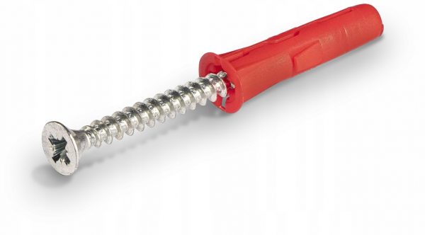 Kołek rozporowy 6 mm z wkrętem 4x35 mm Rawlplug UNO 100 szt - obrazek 2