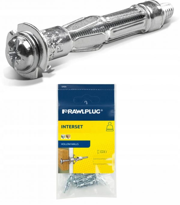 Kołek Łącznik z gwintem metrycznym do płyt G-K M4x38 mm Rawlplug SM 10 szt