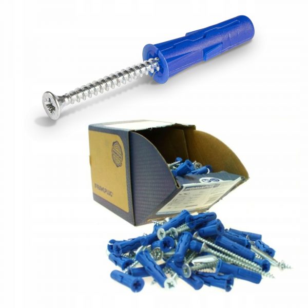 Kołek rozporowy 8x32 mm z wkrętem 4,5x35 mm Rawlplug UNO 100 szt