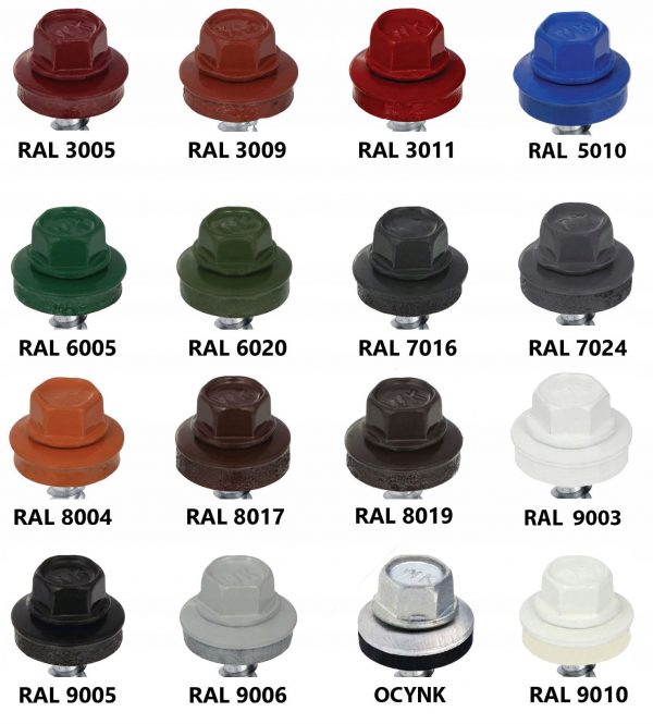 Wkręty FARMERSKIE 4,8x19 RAL 8019 zszywka 250szt. - obrazek 7