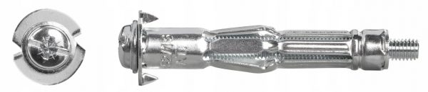 Kołek Łącznik z gwintem metrycznym do płyt G-K M4x20 mm Rawlplug SM 6 szt - obrazek 3