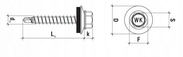 Wkręty FARMERSKIE 4,8x19 RAL 7016 zszywka 250szt. - obrazek 6