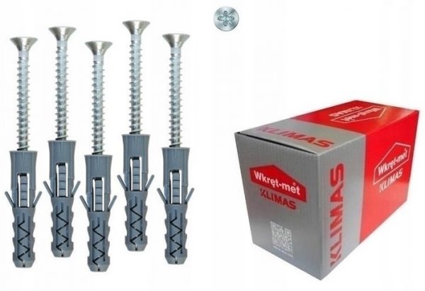 Kołek Kołki Rozporowe Ø6x30 z wkrętem 40mm 200szt - obrazek 5