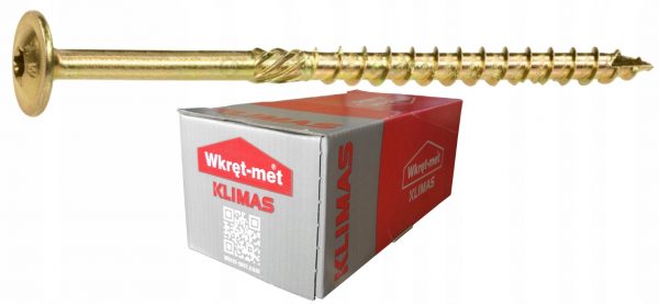 Wkręty do drewna ciesielskie talerzowe 8x50 50szt. - obrazek 14