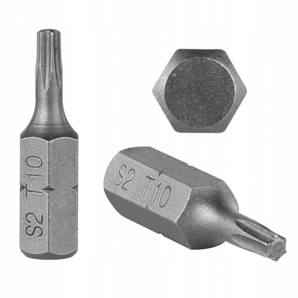 Końcówki do wkrętarek bity torx TX 10 -2szt. - obrazek 3