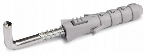 Kołek rozporowy 6x30 mm nylonowy z hakiem kątowym Rawlplug FIX 16 szt