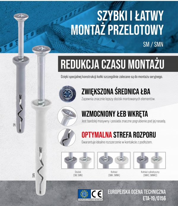 KOŁKI SZYBKIEGO MONTAŻU ROZPOROWE BSM 10x100 4szt. - obrazek 13