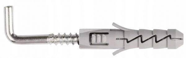 Kołek rozporowy 6x30 mm nylonowy z hakiem kątowym Rawlplug FIX 16 szt - obrazek 2