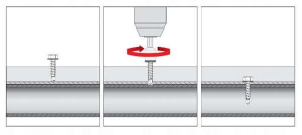 Blachowkręty wkręty do blachy metalu 5,5x90 100 sz - obrazek 10