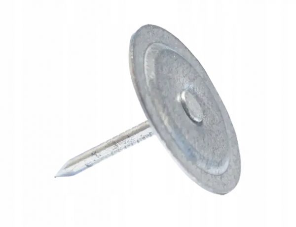 Gwoździe papowe z podkładką GPPOC do papy ocynkowane 2,8x25mm KLIMAS 80szt.