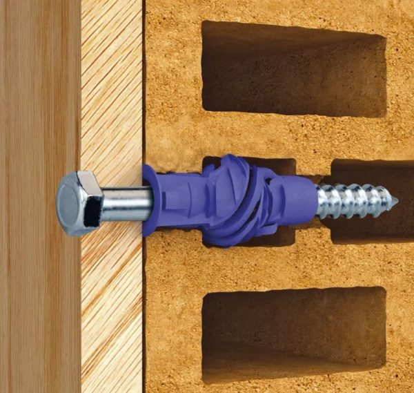 Kołek rozporowy wbijany 12x60 mm z wkrętem 8,0x100 mm Rawlplug 4ALL 4 szt - obrazek 4