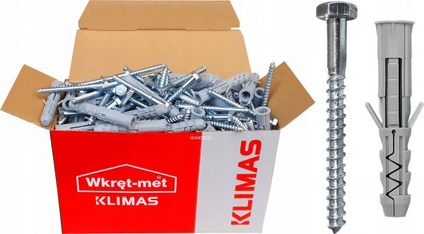 Dyble kołki rozporowe na klucz 12x60 Klimas 100szt
