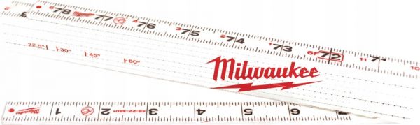 Miara składana drewniana Milwaukee 2m z kątami - obrazek 2