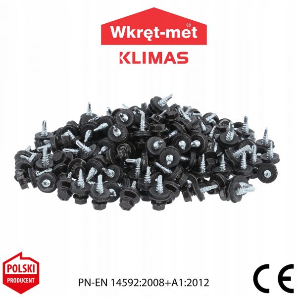 Wkręty FARMERSKIE 4,8x19 RAL 8019 zszywka 250szt. - obrazek 6