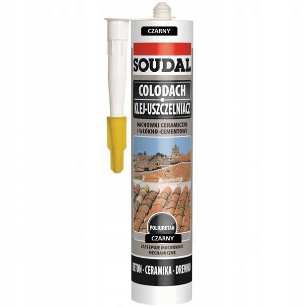 SOUDAL COLODACH klej uszczeln. do dachówek CZARNY