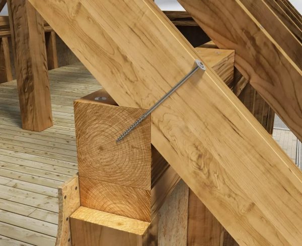 Wkręt ocynkowany hartowany łeb podkładkowy 8x240 mm Koelner CS 50 szt - obrazek 8
