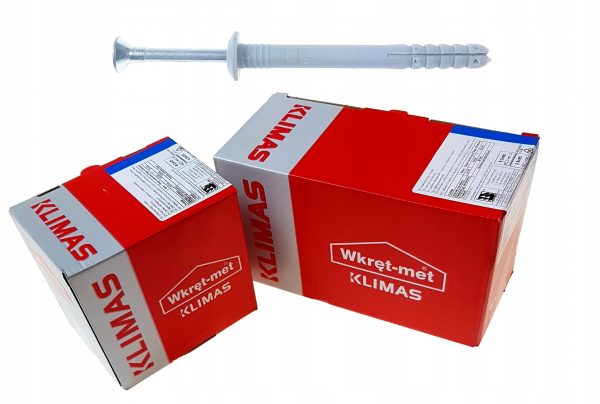 Kołki szybkiego montażu z kołnierzem wbijane Wkręt- Met KLIMAS 6x35 200szt. - obrazek 15
