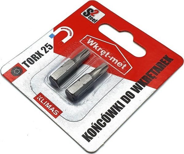Końcówki do wkrętarek bity torx TX 25 -2szt. - obrazek 3