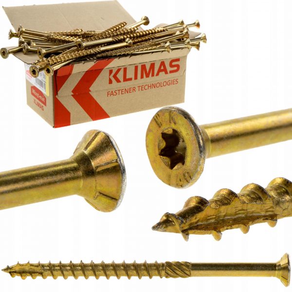 Wkręty do drewna ciesielskie KLIMAS 10x220 25szt