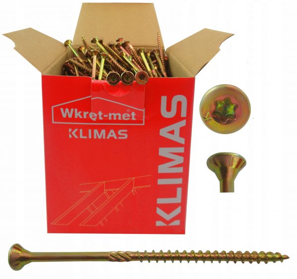 Wkręty ciesielskie do drewna 4x35 Klimas 500szt - obrazek 10