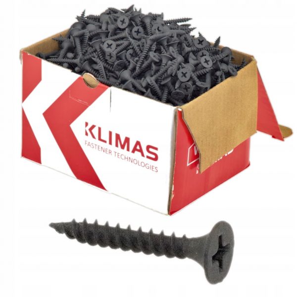 Wkręty do płyt GK karton gips metal 3,5x55 500szt - obrazek 7