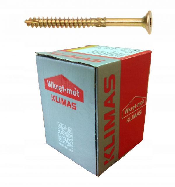 WKRĘTY do drewna KLIMAS KMWHT-30040 3,0x40 500szt - obrazek 9