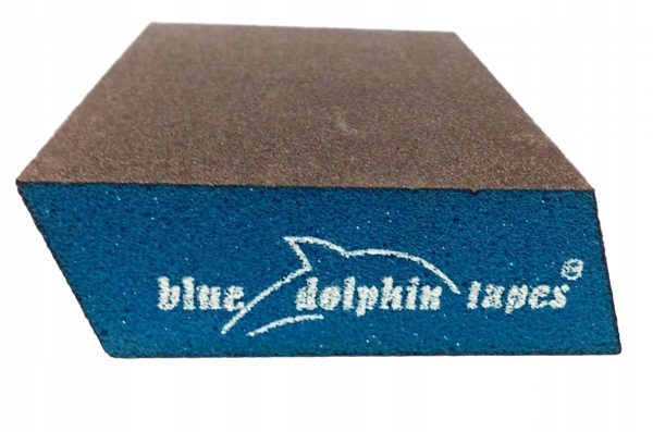 Kostka gąbka ścierna Blue Dolphin ścięta romb 150 - obrazek 2