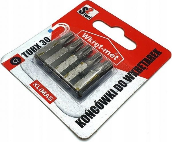 Końcówki do wkrętarek bity torx TX 30 -5szt. - obrazek 2