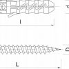 Kołek rozporowy 8x40 mm z wkrętem 5,0x50 Koelner FIX 8 szt - obrazek 9
