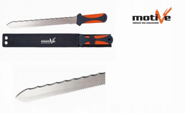 NÓŻ DO WEŁNY I STYROPIANU MOTIVE Z KABURĄ 280MM, 070 193