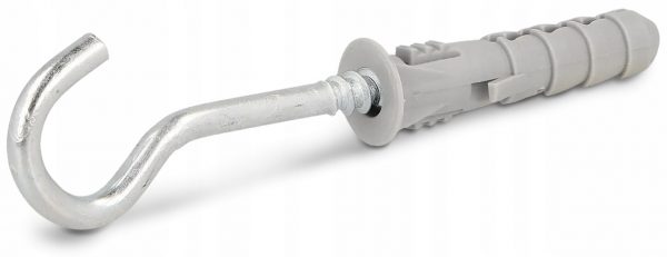Kołek rozporowy 10x50 mm z hakiem sufitowym Koelner FIX 50 szt - obrazek 2