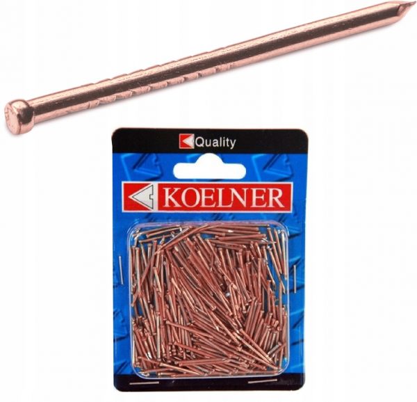 Gwóźdź stolarski miedziowany 1,2x20 mm drewno meble B-GWS Koelner 300 szt
