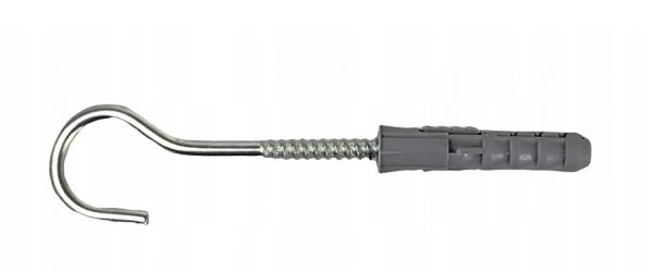 Kołki rozporowe z hakiem półpełnym BS 6x30mm KLIMAS blister 12szt. - obrazek 2