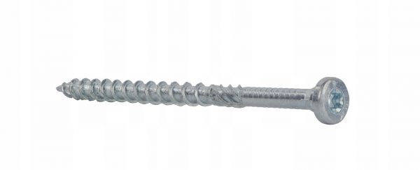 Wkręty ciesielskie WKCR łeb cylindryczny gniazdo TX 8x160x80mm KLIMAS 50szt - obrazek 2