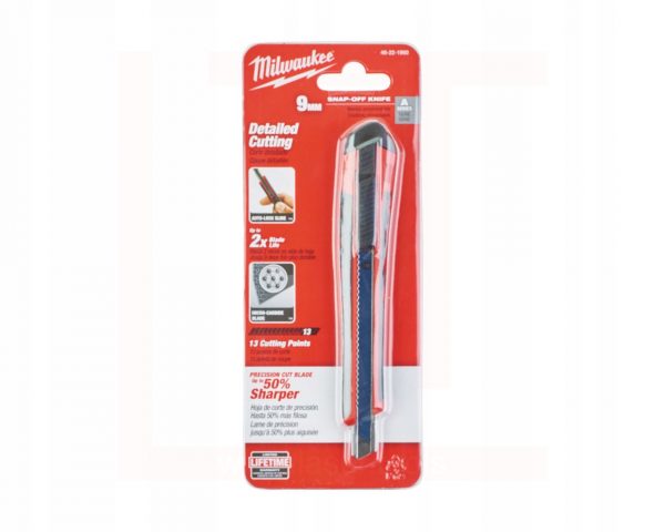 Nożyk z ostrzem łamanym Milwaukee 9 mm - obrazek 5