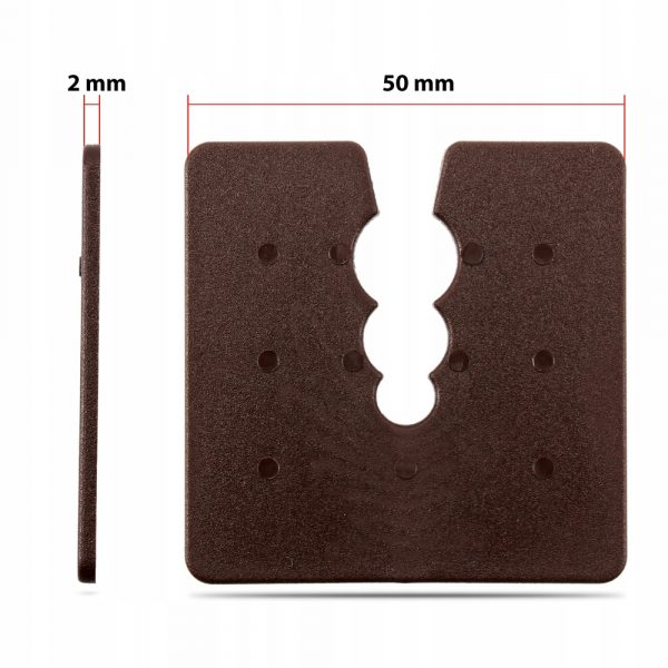 Podkładki dystansowe Klimas DW-02 2mm brąz 50szt - obrazek 8