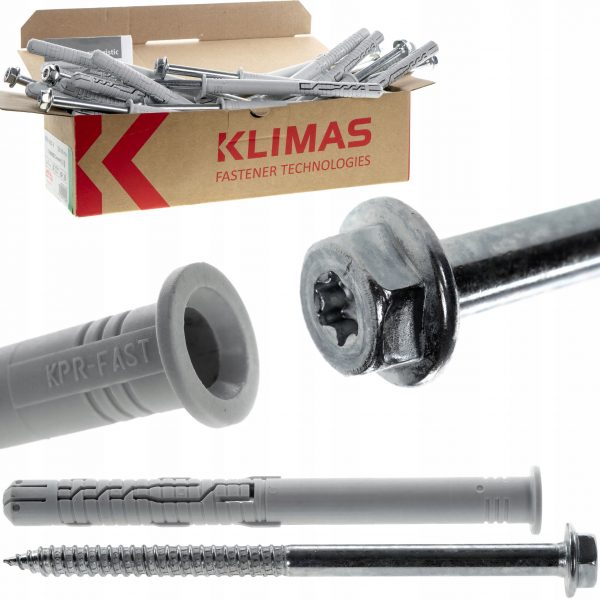 Kołki uniwersalne ramowe Klimas 12x230 25 szt.