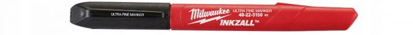 Budowlane markery czarne Milwaukee zestaw 4 szt. - obrazek 2