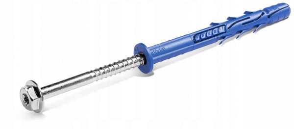 Kołek ramowy z kołnierzem i wkrętem uniwersalny Rawlplug 10x200 mm 25 szt - obrazek 2