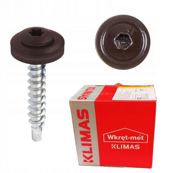 WKRĘTY FARMERSKIE 4,8x35mm RAL 8017 TORX 250szt.