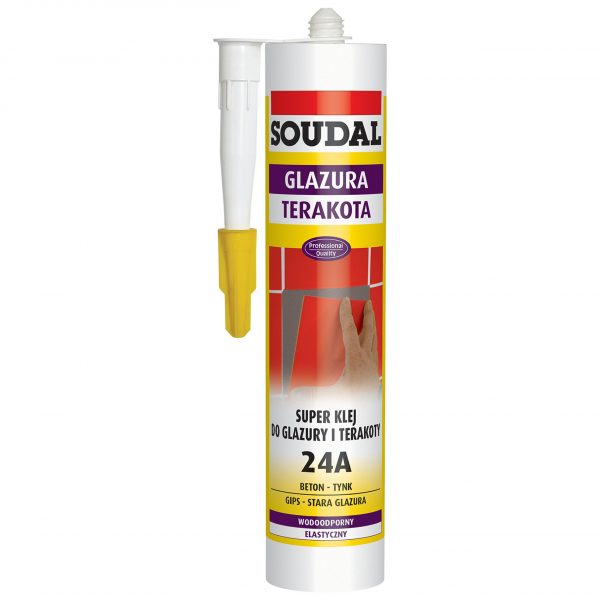 SOUDAL 24A klej do płytek glazury terakoty 280ml
