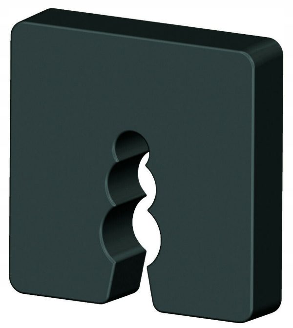 Podkładki dystansowe DW-10 10mm 50x50 czarne 50szt