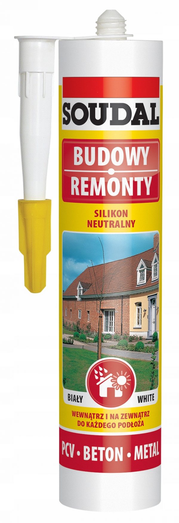Silikon neutralny Soudal szary 280ml