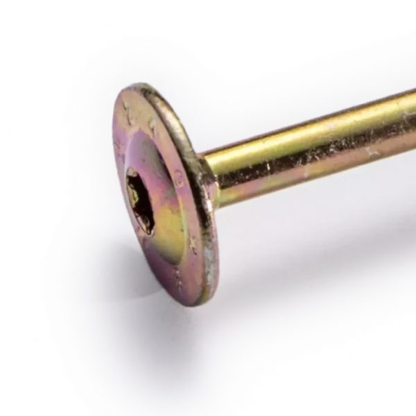 Wkręt żółty ocynk hartowany łeb podkładkowy 6x220 mm Rawlplug CS 100 szt - obrazek 6