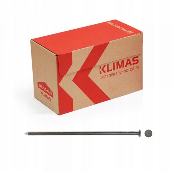 Gwoździe budowlane GBCZ do drewna 8x300mm KLIMAS 5kg