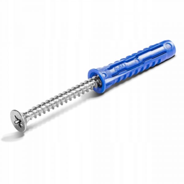 Kołek rozporowy uniwersalny 8x65 mm z wkrętem Rawlplug 4ALL 50 szt - obrazek 2